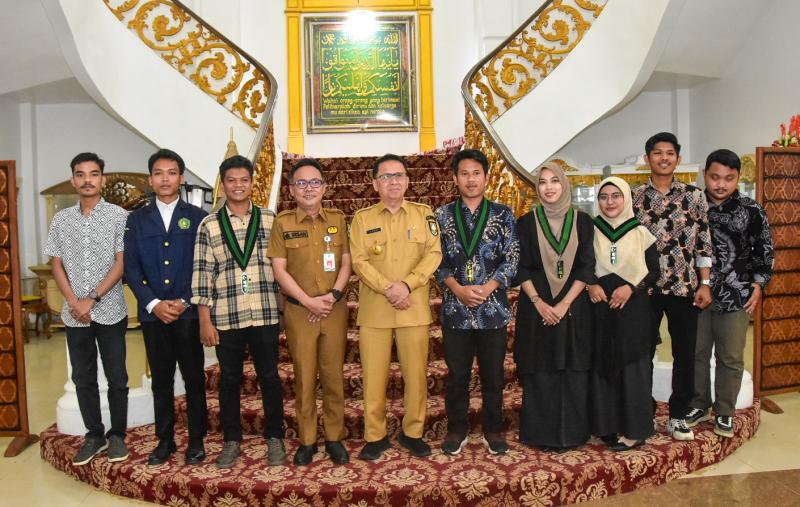 Pjs Bupati Terima Audiensi HMI Bengkalis, Diskusi Terkait Pelayanan Roro hingga Abrasi