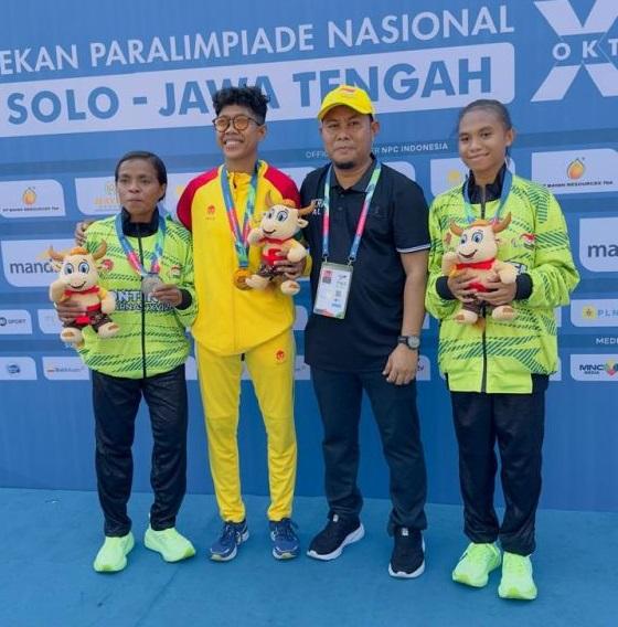 Riau Raih Emas Pertama Cabor Atletik Pada Peparnas XVII 2024