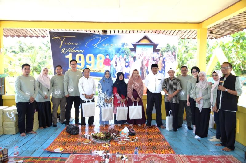 Setelah 26 Tahun, SMU Negeri 3 Bengkalis Gelar Reuni Temu Kangen