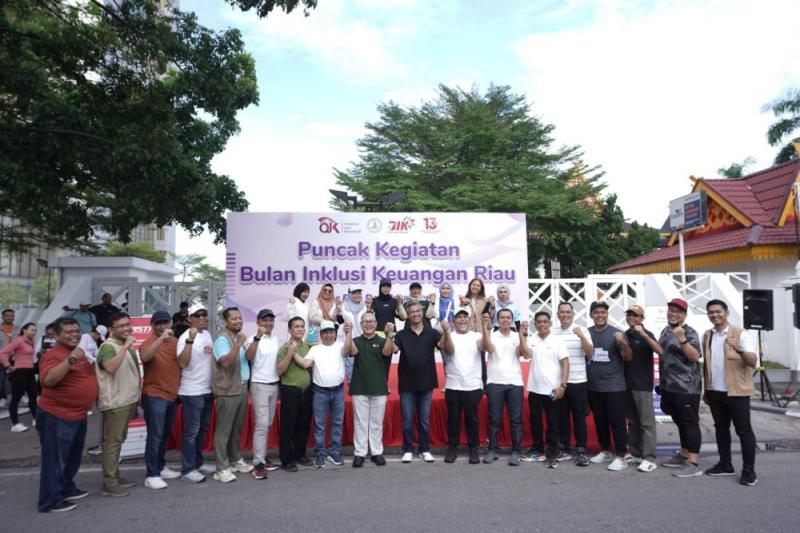 OJK Riau Gelar Puncak Bulan Inklusi Keuangan di CFD, Ajak Warga Lebih Cerdas Kelola Keuangan