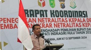 Bawaslu Riau Ingatkan Kedes se-Kabupaten Inhu Untuk Netral dalam Pilkada 2024