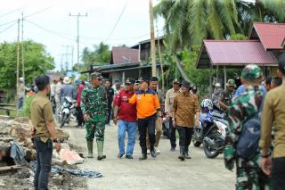 Bupati Asmar Bersama Kasdim 0303/Bengkalis Kunker ke Rangsang Barat dan Rangsang Pesisir
