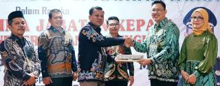 Bupati Hadiri Sertijab Kepala Kejari Kuansing