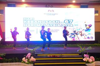 Hadiri Majelis Sambutan Hari Kebangsaan Malaysia Ke-67, Bupati Kasmarni Ucapkan Selamat