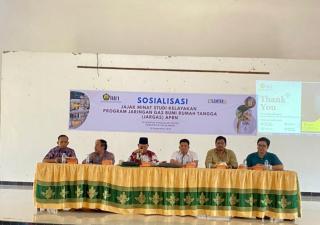 Pemkab Pelalawan Sosialisasikan Jajak Minat Studi Kelayakan Program Jargas Bumi Rumah Tangga 