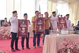 Nomor Urut Pilkada Kuansing: 1 SDM, 2 AYO, 3 HS
