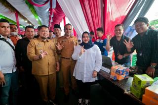Bupati Kasmarni Buka Job Fair Tahun 2024 di Mandau