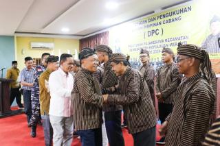 Hadiri Pelantikan DPC Pujakesuma, Asmar Ajak Bangun Meranti