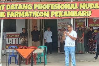 Ditnarkoba Polda Riau Sosialiasi Bahaya Narkoba di SMK Farmatikom