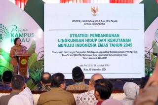 Kuliah Umum UMRI, Menteri LHK: Peran Mahasiswa Sangat Penting untuk Menjaga Lingkungan