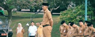 Pimpin Apel Perdana Usai Dikukuhkan, Pjs Bupati Kuansing Jelaskan Tugas Utamanya
