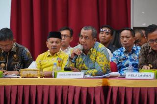 Bahas Tentang Prioritas, Pjs Bupati Kepulauan Meranti Rakor dengan Pj Gubernur Riau