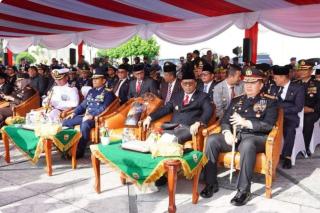 Pj Gubri Ikuti Peringatan HUT Ke-79 TNI