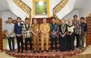 Pjs Bupati Terima Audiensi HMI Bengkalis, Diskusi Terkait Pelayanan Roro hingga Abrasi