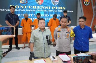 Polda Riau Ungkap Jaringan Penyebar Video Pornografi Gay