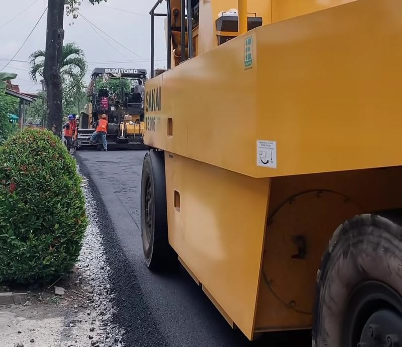 Dinas PUPR Pekanbaru Overlay Jalan Neraca