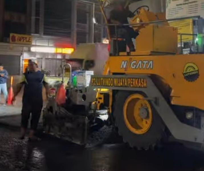 Jelang Akhir Tahun, PUPR Pekanbaru Rampungkan Perbaikan Jalan Rusak