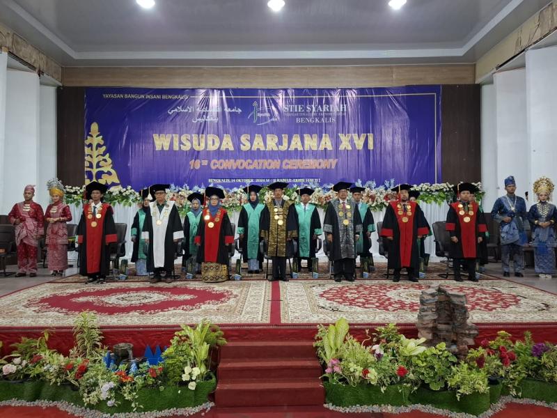 93 Mahasiswa STIE Syariah Bengkalis di Wisuda