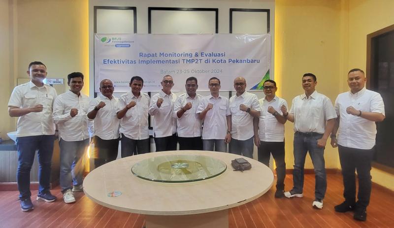 BPJS Ketenagakerjaan dan DPMPTSP Pekanbaru Berkomitmen Tingkatkan Kepatuhan Badan Usaha