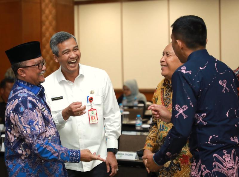 Rakor Bersama Menteri ATR/BPN Bahas RTRW Riau, Sekda Arfan Sampaikan Tiga Hal