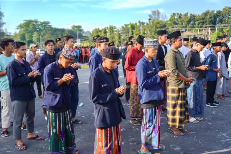 Peringatan HSN Riau 2024, 50 Santri Ponpes se-Kota Dumai Berangkat ke Bengkalis