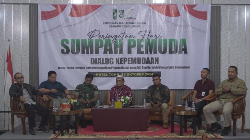 Pj Bupati Inhil Hadiri Dialog Kepemudaan
