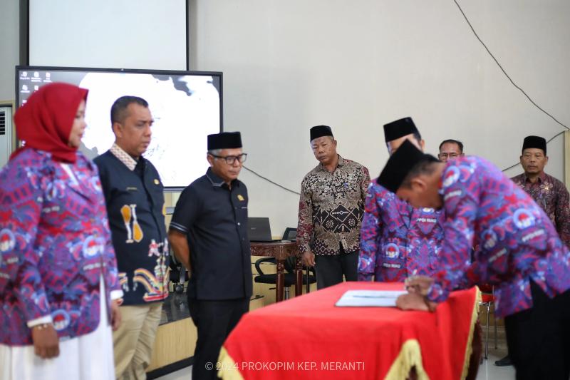 Pjs Bupati Roni Rakhmat Hadiri Pengukuhan PPDI Kepulauan Meranti 2024-2029