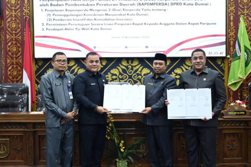 Pjs Wali Kota Dumai Apresiasi Kerja Tuntas Pansus B DPRD