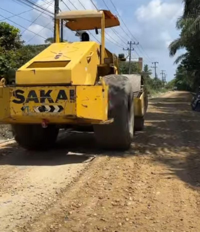 Overlay Jalan Bangau Sakti Tuntas Akhir Bulan November Ini