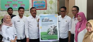 Percepat Pengelolaan Populasi Ternak, Dinas TPHP Launching Aplikasi SIJANTAN