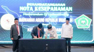 Kemenag dan Mahkamah Agung Tandatangan MoU Integrasi Data Pernikahan dan Perceraian