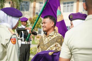 Universitas Islam Indragiri Gelar Serah Terima Jabatan Komandan Resimen Mahasiswa