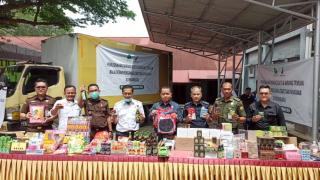 BBPOM Pekanbaru Musnahkan Barang Bukti dari 10 Tersangka Kasus Obat dan Makanan Ilegal