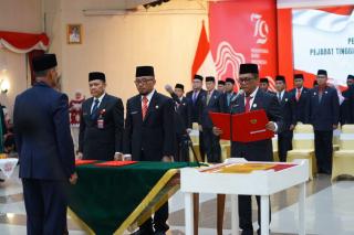 Roni Bowo Leksono Dilantik Jadi Kepala BRIDA Riau