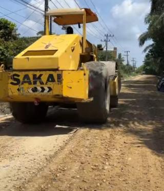 Overlay Jalan Bangau Sakti Tuntas Akhir Bulan November Ini