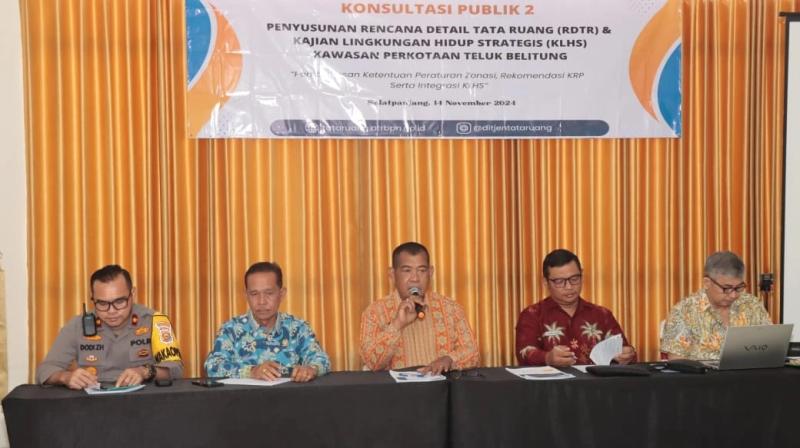 Pemkab Meranti Gelar Konsultasi Publik Kawasan Perkotaan Teluk Belitung