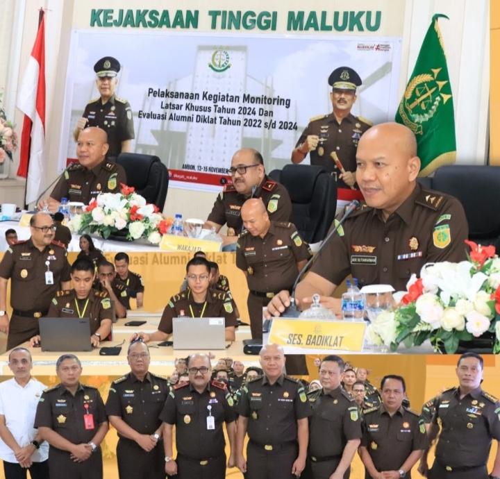 Sekretaris Badiklat Kejagung RI Melakukan Kunjungan Kerja di Kejati Maluku