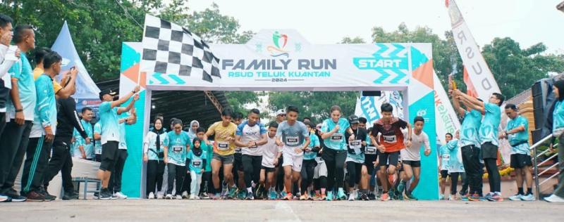 Pjs Bupati Kuansing Lepas Family Run RSUD Teluk Kuantan