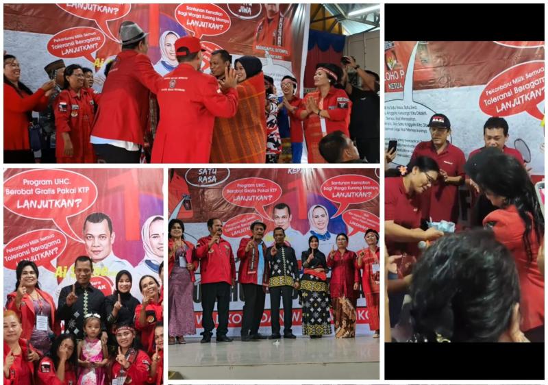 Muflihun Makin Menyala! Pemuda Batak Bersatu dan Pedagang Sumbang Dana Gelar Deklarasi