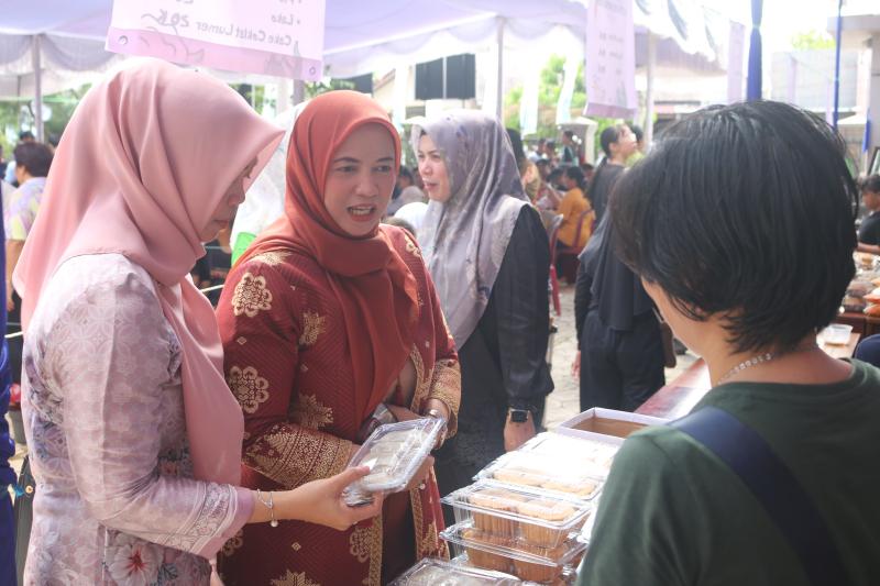 Sekolah Kasih Lestari Gelar Bazar Vegetarian, Bunda PAUD Puji Kreativitas Siswa