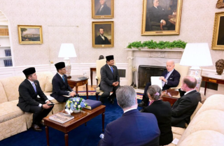 Presiden Prabowo Subianto Bertemu Presiden Joe Biden di Gedung Putih