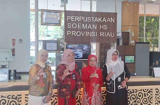 Perkuat Literasi dan Budaya Melayu, Balai Bahasa dan BPMP Riau Sambangi Perpustakaan Soeman HS