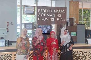Perkuat Literasi dan Budaya Melayu, Balai Bahasa dan BPMP Riau Sambangi Perpustakaan Soeman HS