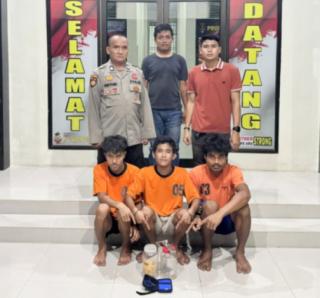 Bobol Rumah PNS di Rohil, Tiga Pelaku Curat Diringkus Polisi