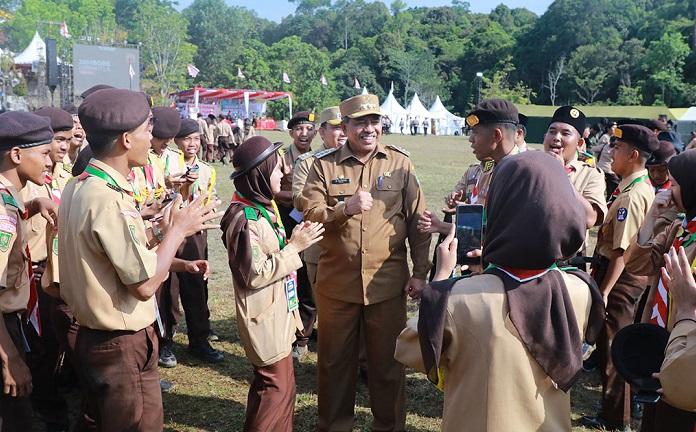 Bupati Siak Apresiasi Penyelenggaraan Jambore Karhutla di Tahura Sultan Syarif Hasim 
