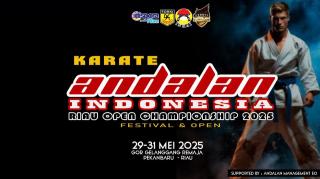 Ribuan Karateka akan Ramaikan Event Karate Andalan Indonesia Riau Open Championship 2025