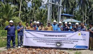 Listrik PLN Kini Menyala 24 Jam di Pelangiran dan Teluk Bunian Inhil