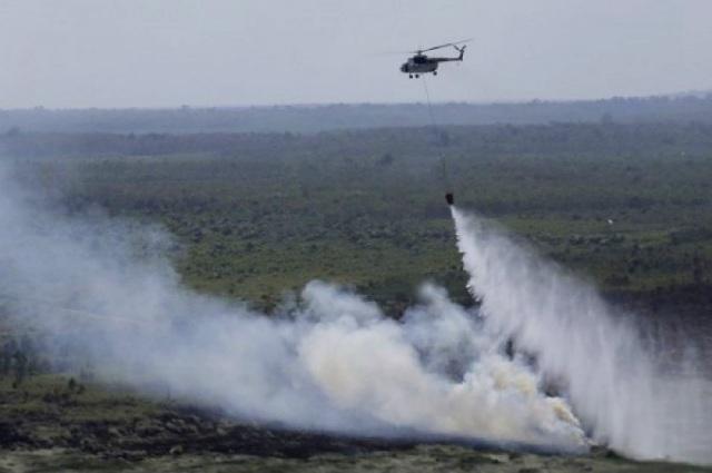 Titik Api Meningkat, Satgas Udara Kerahkan 3 Heli Pemadam dan 2 Pesawat Modifikasi Cuaca