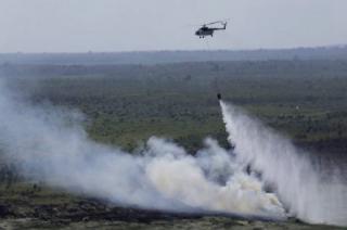 Titik Api Meningkat, Satgas Udara Kerahkan 3 Heli Pemadam dan 2 Pesawat Modifikasi Cuaca
