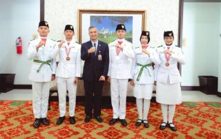 Dua Paskibraka Nasional Asal Riau Disambut Pj Sekdaprov, Kebanggaan Bagi Daerah